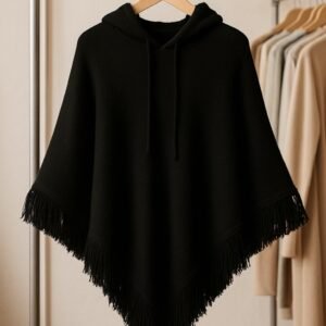 BLACK PONCHO